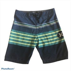 NWOT Hurley Striped Board Shorts